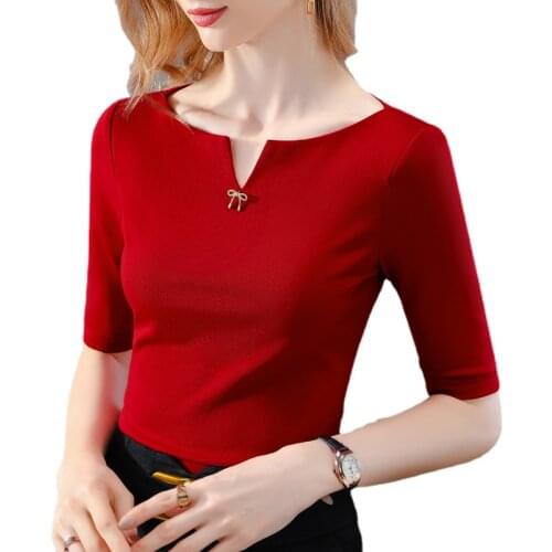 Женские базовые футболки BunniesFairy China At AliExpress