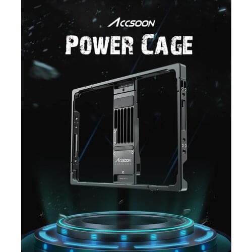 ACCSOON CEPC-01 IPAD Cage shell for lpad air 10.5 Inch Ipad Pro 11 Inch for Wireless transmission monitoring Photography video