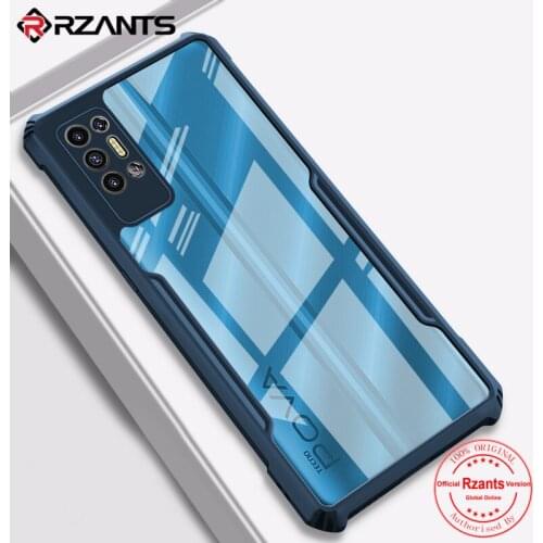 Rzants For Tecno Pova 2 Case Hard Air Bag Protection Slim Thin Clear Crystal Cover