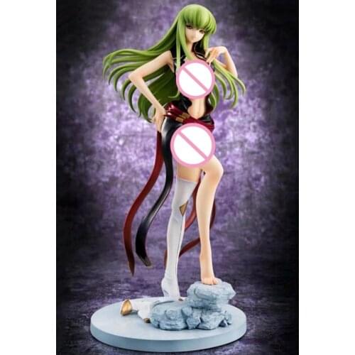 19cm Anime CODE GEASS Lelouch of The Rebellion C.C.Action Figure PVC Driving Suit 10th Anniversary Collection Model Dolls Toys