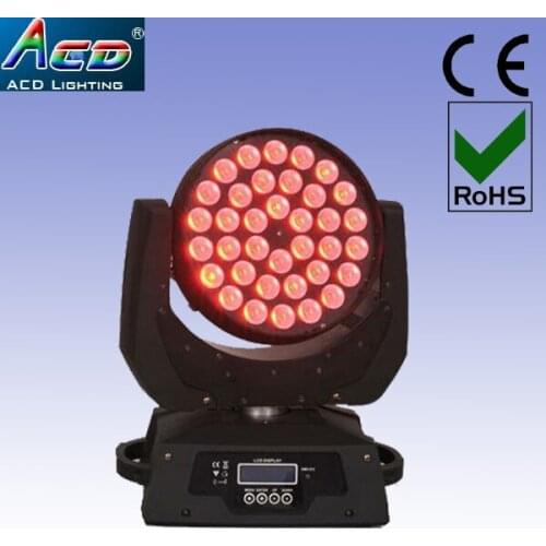 Good quality & hot sale high power 36pcs 10W 4in1 RGBW led moving head stage disco dj effect light
