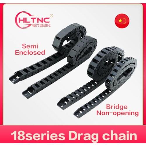 Cable Chain 18 series Wire Transmission Carrier Plastic Drag Towline For 3D Printer CNC Engraving Machine