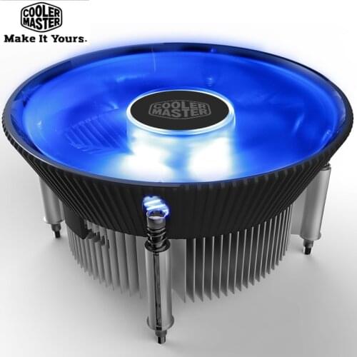Cooler Master i70 i70C MINI CPU Cooler Radiator 12cm LED Blue Light Quiet Fan For Intel 1156 1155 1151 1150 120mm PC Heatsink