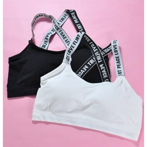 Modal Girls Bra Vest Beauty Back Sling Child Bra Underwear Training Bra for Girls Chest Wrapped girls training bra