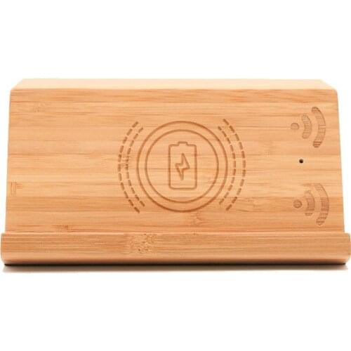 New wooden Bluetooth speaker wireless charging Bluetooth induction speaker smart speaker wireless charging induction speaker