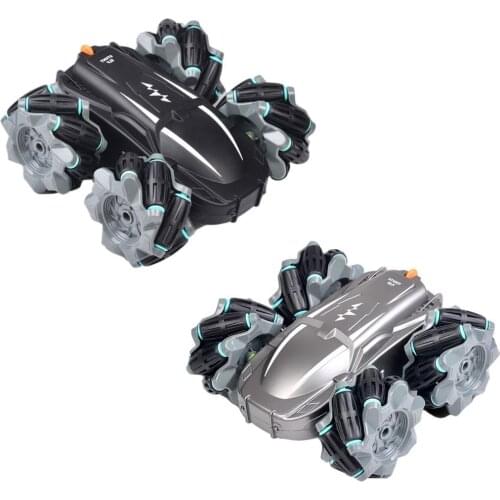 RC Stunt Car Drift Double-sided Bounce 2.4G 4WD Remote Control Car Climbing Off-road Car 360 Degree Flip Kids Robot RC Car Toys