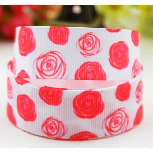 22mm,25mm,38mm,75mm Valentines Day Cartoon Character printed Grosgrain Ribbon party decoration 10 Yards X-01686