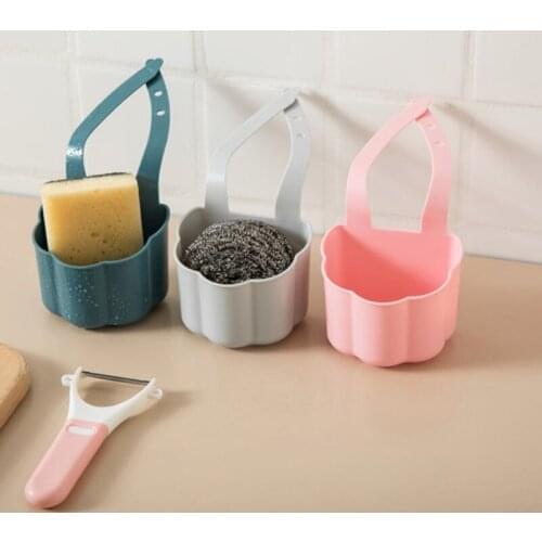 Sponge Soap Debris Rack Kitchen Sink Drain Rack Plastic Hanging Storage Basket Faucet Organizer Shelf Portable Home Kitchen Tool