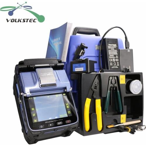 2020NEW Tech 6S Fusion Splicer Machine SM & MM Splicing Machine with FRENCH RUSSIAN SPANISH PORTUGUESE Free Shipping