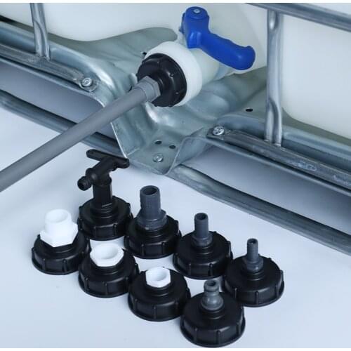 High Quality IBC Tank Adapter 1000L IBC Water Tank Plastic Fitting Reducer Fittings Home Garden Hose Connector