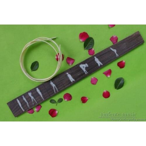 1pcs Electric Guitar Fretboard 22 fret 25.5" soli wood semi-finished#10