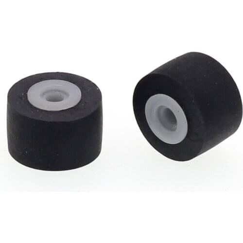 2pcs 10.5mmx7.2x2mm car retractor press belt pulley deck audio pressure recorder press cassette deck pinch roller tape Card Seat