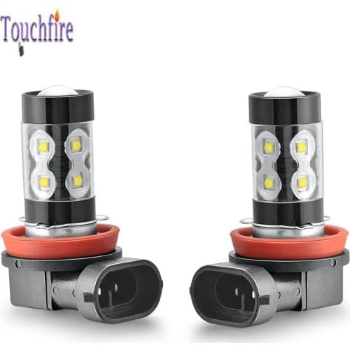 2Pcs H7 H8 H11 Led HB4 9006 HB3 9005 Fog Lights Canbus Bulb 3600LM 6000K White Running Light Auto Headlight 12V 24V Dropshipping