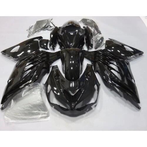 2021 WHSC ABS Plastic Fairings Fit For KAWASAKI 14R 2012 Black