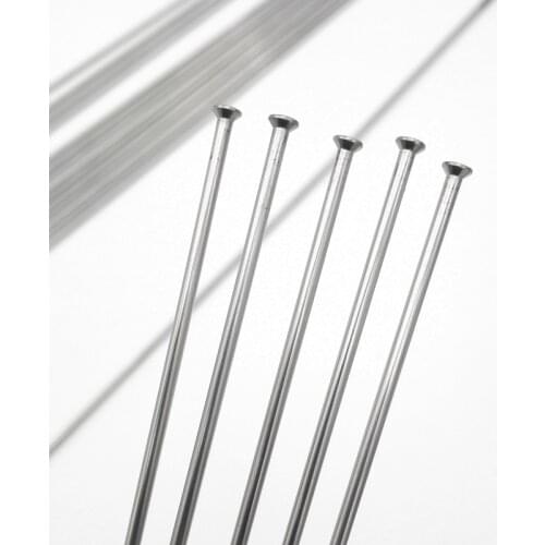 24 Pieces 14G 2.0 mm Sliver Color DT Swiss Champion Straight Pull Bike Spokes Stainless Steel Material Round Body Bicycle Spokes