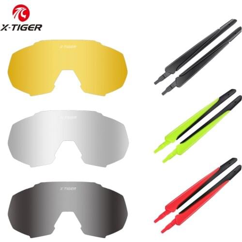 X-TIGER JPC Cycling Glasses Accessories Replacement Lense Myopia Frame Photochromic Lens Bike Sunglasses Feets Polarized Lens