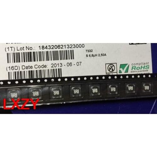 Free Shipping 10PCS/lot 7447789006 WE-PD-7332 6.8UH 2.75A 7.3*7.3*3.2MM W E Inductor
