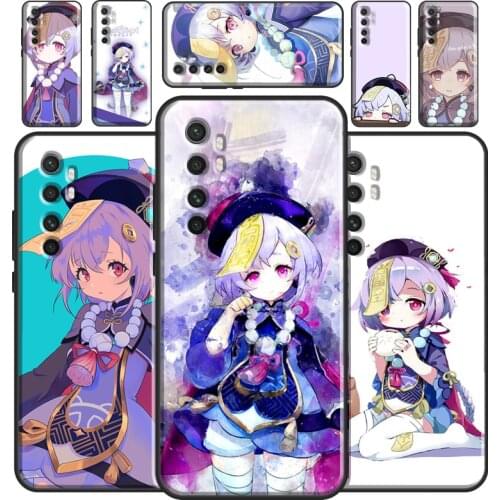 Genshin Impact Qiqi Phone Case For Xiaomi Mi 11 Lite 9 10 9T 10T Pro POCO X3 M3 Pro F3 Mi 11 Ultra Back Cover