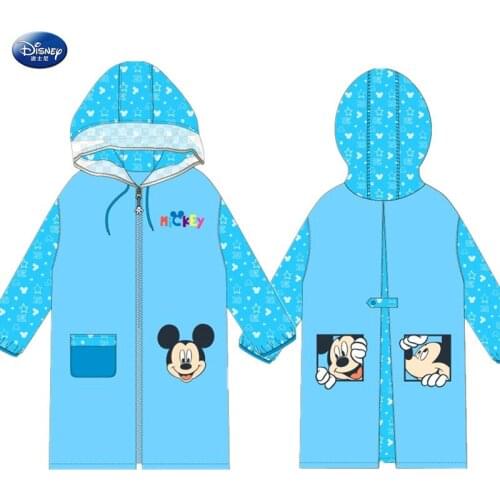 Disney Childrens Raincoat with Space for Schoolbag Rain Poncho Kids Raincoat for Children Nylon Outdoor Suits for Kids Rain