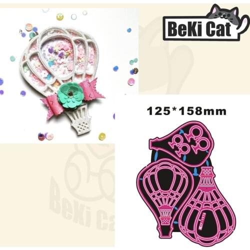Hot Airballoon Shakers cutting die file Original Stencils for DIY Scrapbooking photo album Decorative DIY Paper Cards