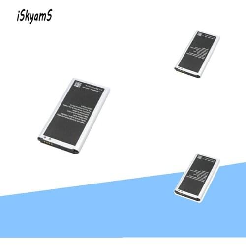 ISkyamS 3x 2800mAh EB-BG900BBE EB-BG900BBC Replacement Battery For Samsung Galaxy S5 SV I9600 G900A G900P G900T G900V