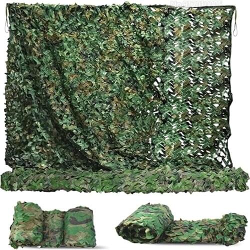Woodland-Camouflage Net with Sunscreen, Party Decoration Supplies, for Camping, Hunting, Military, CS