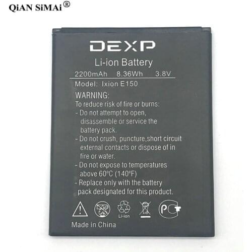 New High Quality Ixion E150 2200mAh battery For DEXP Ixion E150 Soul phone