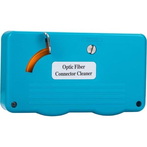 Fiber Cleaner SC ST And FC Connectors Fiber Optic Cleaning Tools Blue Cassette type Fiber Optic Cleaner Box