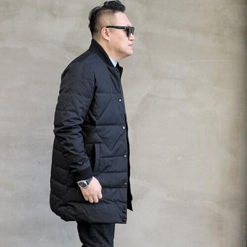 Winter coat for men, Korean white duck down, warm parka, plus size, down jacket, mens coat, casaco, 8601-1