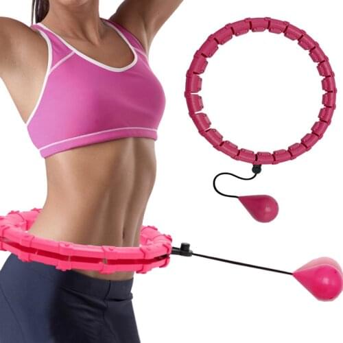 Z40 Adjustable Sport Hoops Abdominal Thin Waist Exercise Detachable Massage Hoops Fitness Equipment Gym Home Training Weight Los