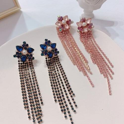 Tassel Earrings Fashion Young Style Women Drop Earrings for Party Wedding