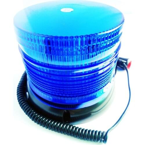 Blue Yellow Led Car Roof Strobe Light Ceiling Round Flashing Warning Light Truck Vehicle Police Emergency Signal Lamp 12V/24V