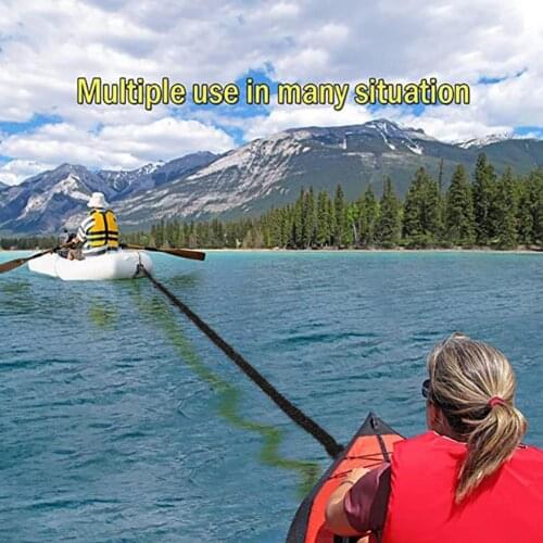 Nylon 1 Set Useful Flexible Bicycle Tow Rope With Buckle Accessory Cycling Pull Strap Strong for Bicycle