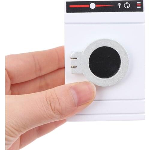 1pc White Dollhouse Miniature Furniture Home Appliance Laundry Washing Machine Model For Dollhouse Decoration