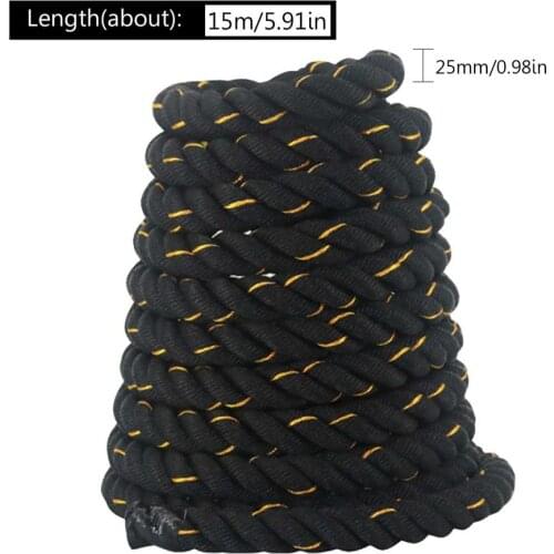 8/12/15m Heavy Exercise Training Rope Strength Training Rope Fitness Throwing Rope Physical Training Rope Gym Battle Rope