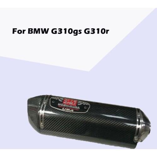 For BMW G310gs G310r Exhaust Pipe Muffler One Set Of Carbon Fiber And Steel For The Front And Rear Sections