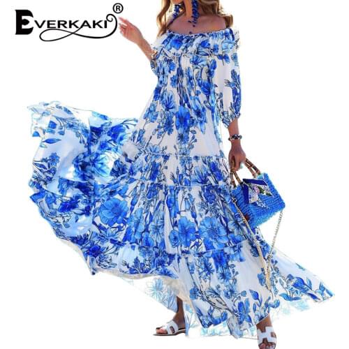 Летние платья с открытыми плечами Everkaki China At AliExpress