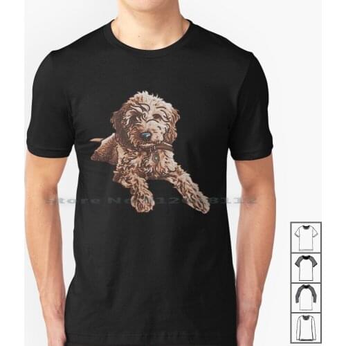 Puppy Nal T Shirt 100% Cotton Smile Funny Funny Christmas Christmas Art Panting Colorful Puppy