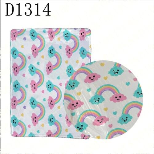 10pcs 9.5*12.5CM ice cream printed sealed shaker sleeve pouch to DIY shaker bow D1314