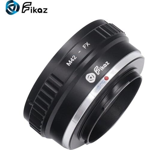 K&F CONCEPT M42-FX Camera Lens Mount Adapter Ring for M42 42mm Screw Mount Lens to Fujifilm X FX X-Pro1 X-M1 X-E2 X-T1 Camera