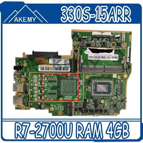 For Lenovo 330S-15ARR notebook motherboard AMD Ryzen 7 2700U RAM 4GB DDR4 tested 100% working New product