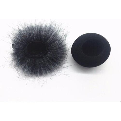 Furry Windscreen Muff Wind Cover Foam Filter Sponge Microphone Windproof Cover for Zoom H1 Handy Recorder Mic C7AA