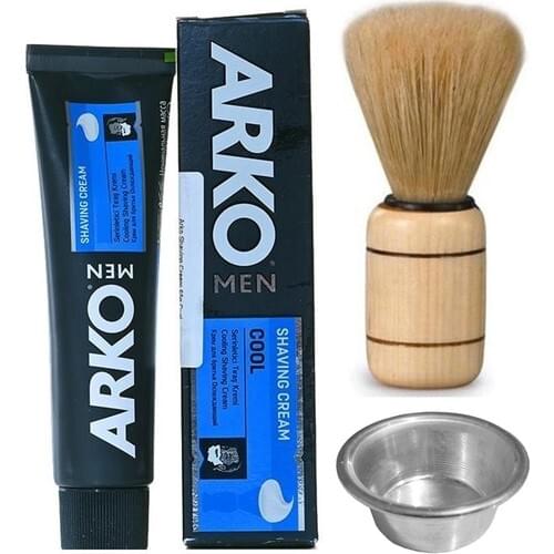 Arko Men Comfort Shaving Cream + Shaving Brush + Tas 712904
