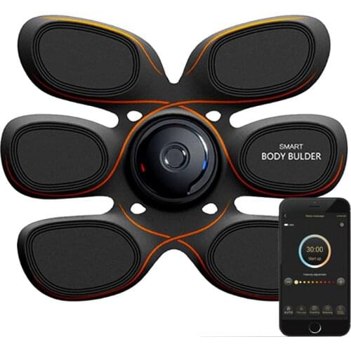 Newest Mobile Phone Application Control EMS Smart Fitness Abdominal Muscle Stimulator Electric Home Gym Office Fitness Equipment