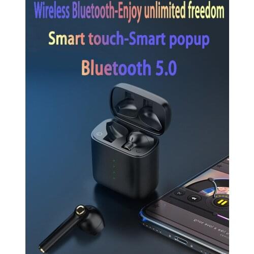 New Arrival Wireless Waterproof Heatset Hot Sale TWS Earphone Bluetooth 5.0 Supporting Android for iOS Smart Mobile Phone