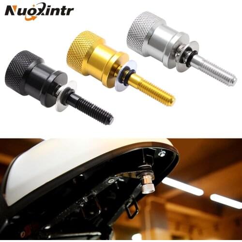 Nuoxintr Motorcycle Tool Free Seat Bolt Scramble Seat Bolt Removal Tool-less Rear Passenger Seat FOR BMW R NINE T PURE Aluminum