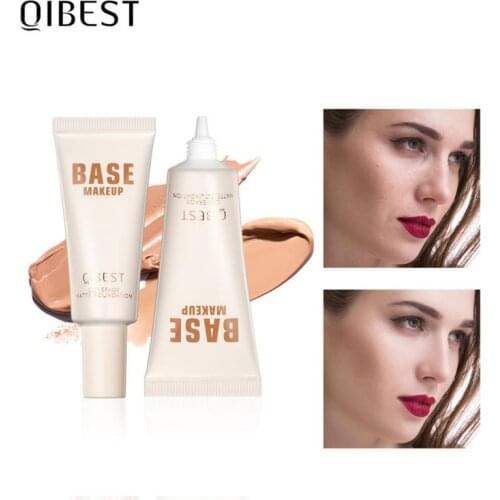 QIBEST 7 Colors Liquid Foundation Face Makeup Brightening Concealer Pen Long Lasting Oil Control Whitening BB & CC Creams TSLM2