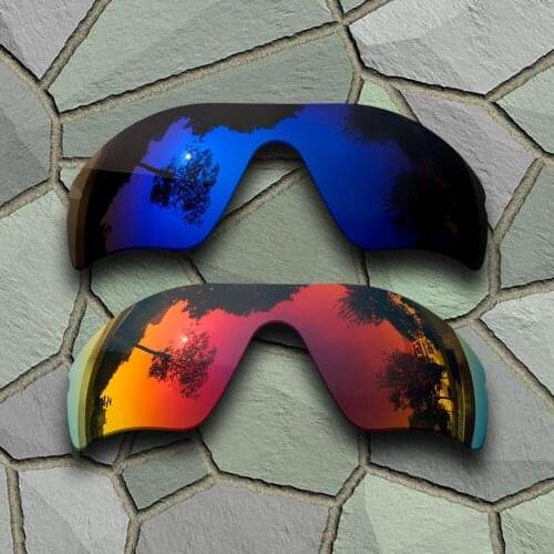 Violet Blue&Violet Red Sunglasses Polarized Replacement Lenses for Oakley Radar Path