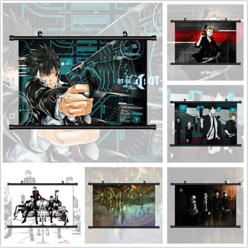 WTQ Psycho-Pass Anime Manga HD Print Retro Poster Canvas Painting Anime Posters Wall Decor Poster Wall Art Picture Home Decor