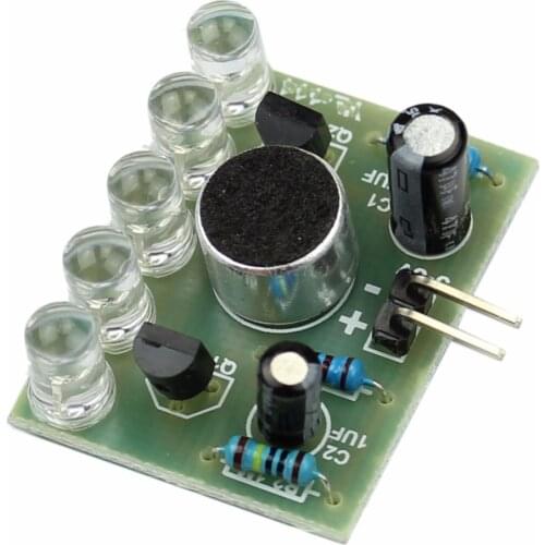 1pc New Sound Control LED Melody Lamp Electronic Production Kits Suite Integrated Circuits Dropship